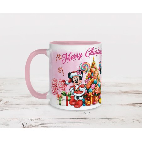 Mug personnalisé, tasse personnalisable: Mickey & Minnie Noël