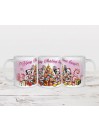 Mug personnalisé, tasse personnalisable: Mickey & Minnie Noël
