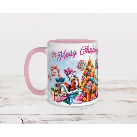 Mug personnalisé, tasse personnalisable: Daisy & Minnie Noël