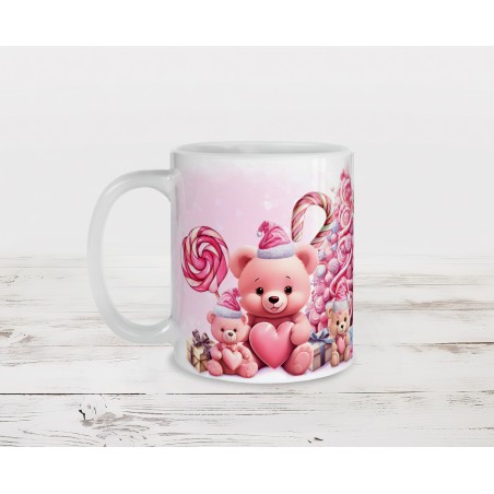Mug personnalisé, tasse personnalisable: Les nounours Noël