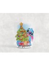Gobelet enfant personnalisable, verre enfant, gobelet personnalisé Stitch Noël