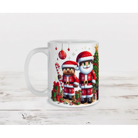 Mug personnalisé, tasse personnalisable: Minecraft Noël