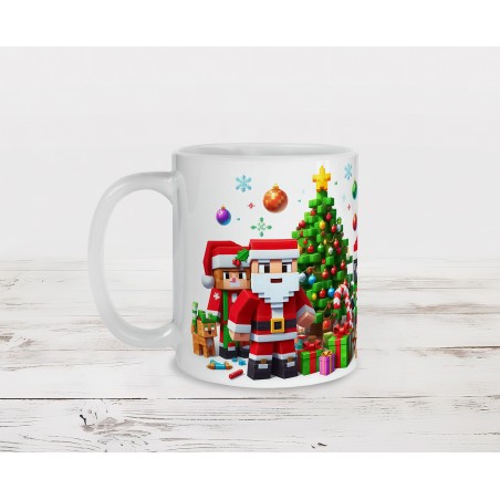 Mug personnalisé, tasse personnalisable: Minecraft Noël