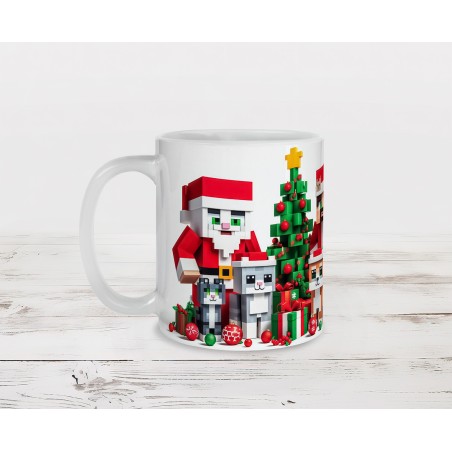 Mug personnalisé, tasse personnalisable: Minecraft Noël