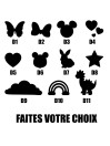 Attache tétine personnalisée, gaze de coton, cadeau naissance, bébé, sucette