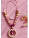 Collier d'allaitement personnalisée, silicone, cadeau naissance, Praga