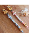 Attache tétine personnalisée, silicone, cadeau naissance, bébé, Chien Pluto garçon