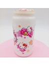 Canette en verre: Hello Kitty.