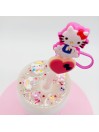 Canette en verre: Hello Kitty.