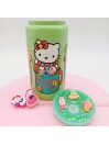 Canette en verre : Hello Kitty