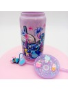 Canette en verre Lilac Irisé : Set Stitch et Toppers
