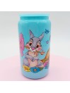 Canette en verre turquoise : Pan Pan