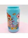 Canette en verre turquoise : Pan Pan