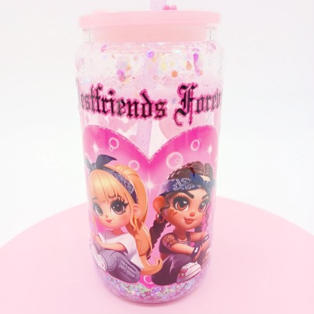 Gobelet Boule de Neige  Rose-Lilac Bestfriends Forever