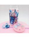 Canette en verre transparent: Stitch et Angel