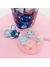 Canette en verre transparent: Stitch et Angel