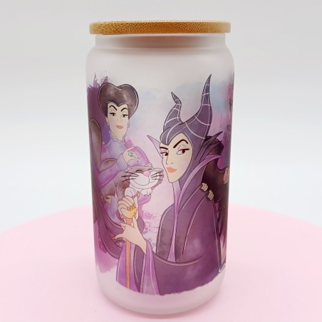 Canette personnalisable en verre dépolie : Les Villaines