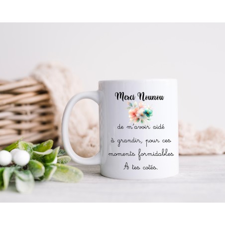 Mug-Tasse Personnalisable : Merci Nounou