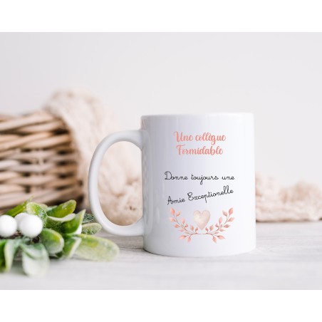 Mug-Tasse Personnalisable : Collègue formidable