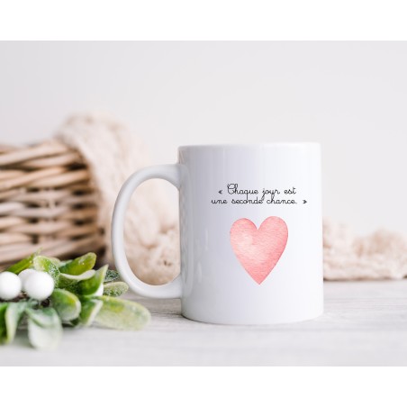 Mug-Tasse Personnalisable : Seconde chance