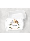 Boîte à goûter enfant personnalisable, boîte personnalisé, enfant maternelle Safari Candise