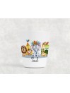 Gobelet enfant personnalisable, verre enfant, gobelet personnalisé Safari Indien