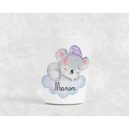 Gobelet enfant personnalisable, verre enfant, gobelet personnalisé Nuage Manon