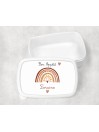 Boîte à goûter enfant personnalisable, boîte personnalisé, enfant maternelle Arc en Ciel