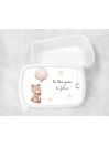 Boîte à goûter enfant personnalisable, boîte personnalisé, enfant maternelle Ourson