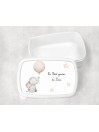 Boîte à goûter enfant personnalisable, boîte personnalisé, enfant maternelle Eléphant