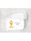 Boîte à goûter enfant personnalisable, boîte personnalisé, enfant maternelle Girafe