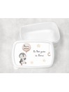 Boîte à goûter enfant personnalisable, boîte personnalisé, enfant maternelle Pinguin