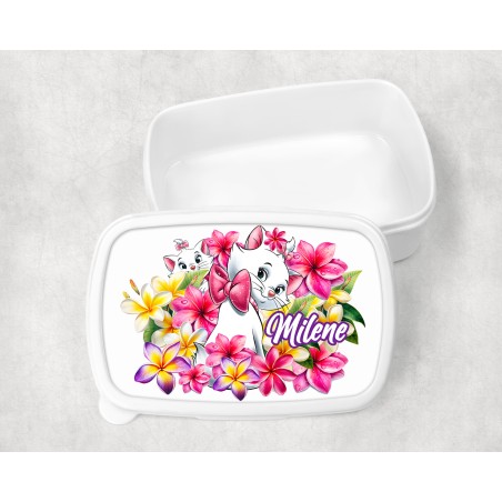 Boîte à goûter enfant personnalisable, boîte personnalisé, enfant maternelle Marie