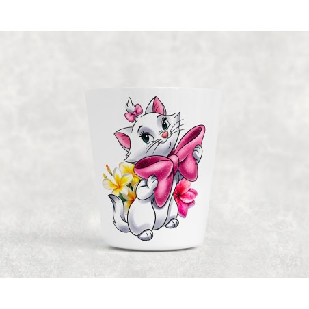 Gobelet enfant personnalisable, verre enfant, gobelet personnalisé Marie Aristochats