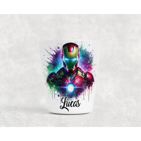 Gobelet enfant personnalisable, verre enfant, gobelet personnalisé Iron Man