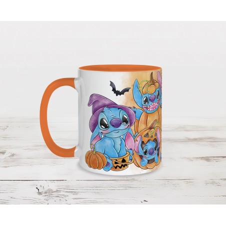 Mug personnalisé, tasse personnalisable: Stitch Halloween
